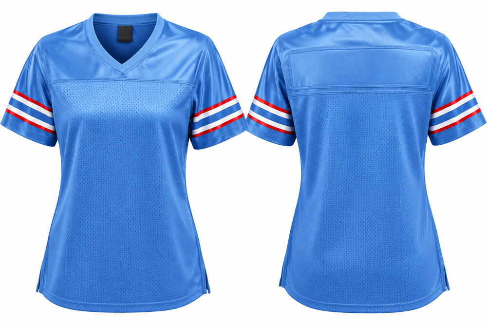 Women's Fanatics Houston Oilers Jersey – Light Blue